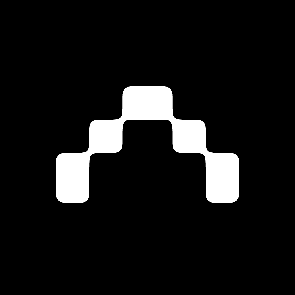 BytArc logo, white on black